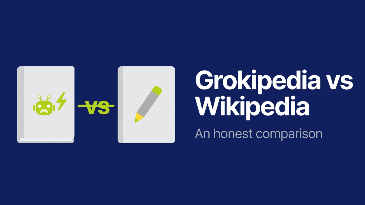 Grokipedia vs Wikipedia: How They Compare